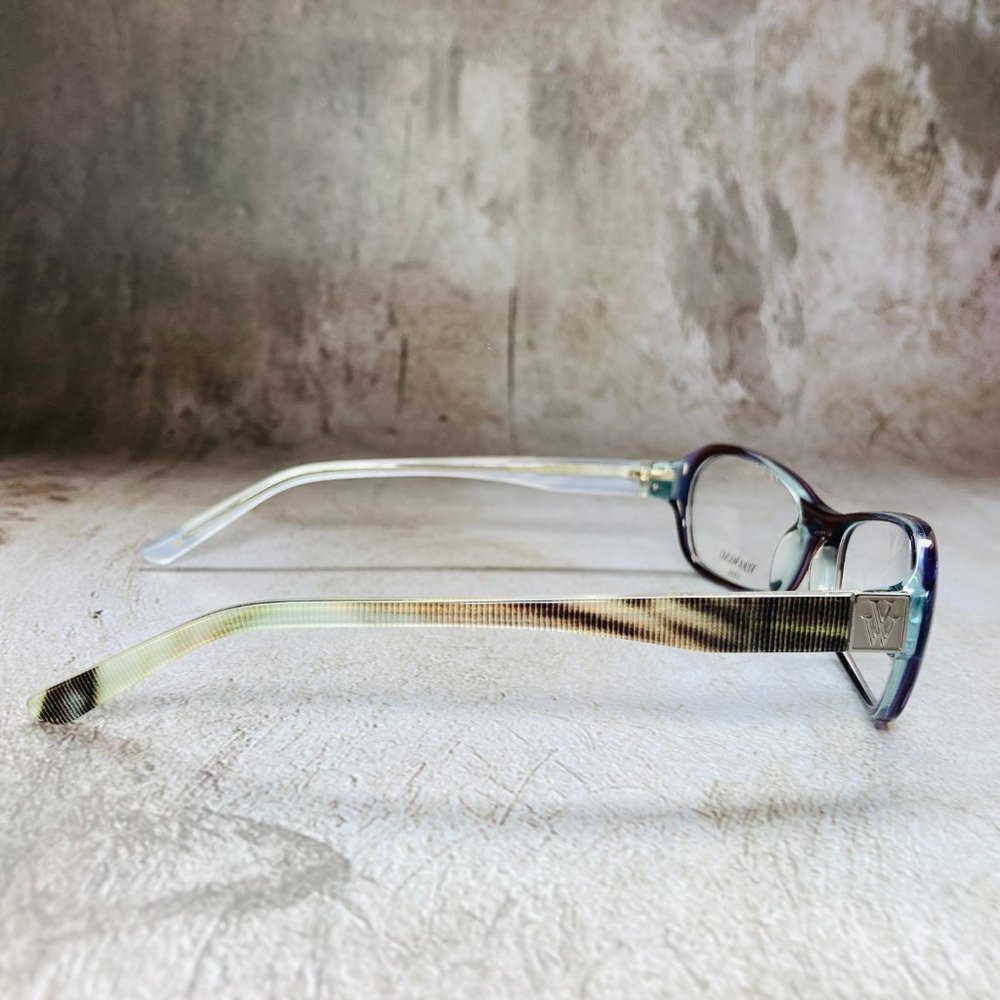 Vera Wang Rectangular Currant Crystal & Silver Ey… - image 6